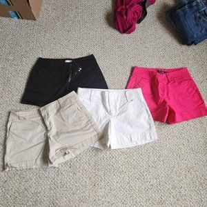 EUC Lot of 3 New York and Co. Dressy Shorts (Plus Calvin Klein pair)
